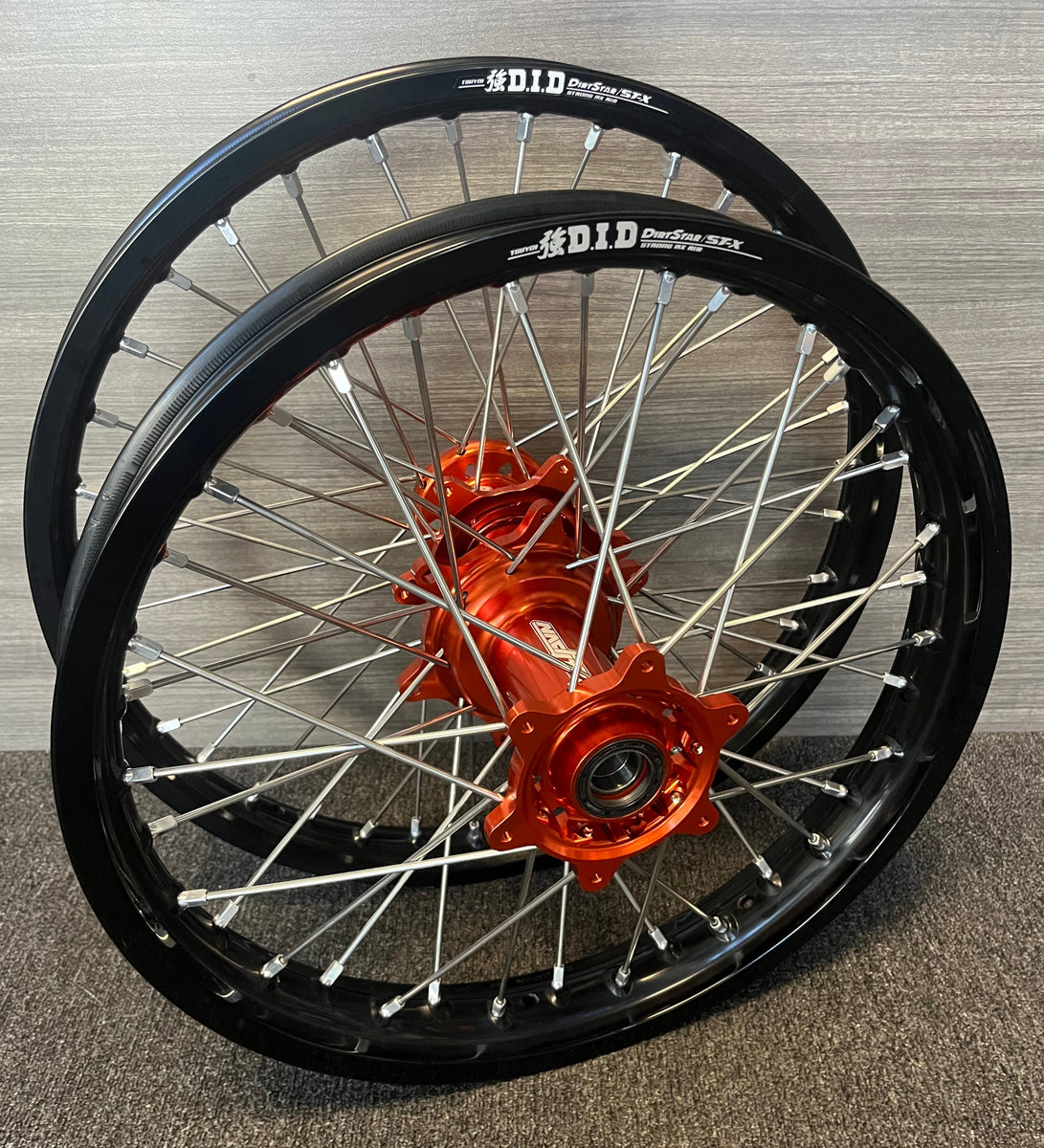 Stark Varg - Nacstar Works Custom Wheel Set - Orange/Black - DID