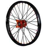 2021-2024 KTM SX85 Wheel Set Orange/Black - Black Spokes