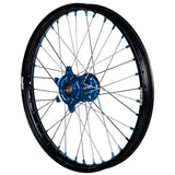 2014-2024 Husqvarna TC125-450 Wheel Set Blue/Black - Silver Spokes