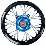 2017-2024 Husqvarna TC50 / EE5 Wheel Set Blue/Black - Silver Spokes