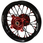 2021-2024 GasGas MC50 / MC-E5 Wheel Set Red/Black - Black Spokes