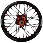 2021-2024 GasGas MC65 Wheel Set Red/Black - Black Spokes