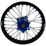 2021-2024 Husqvarna TC85 Wheel Set Blue/Black - Silver Spokes