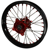 2021-2024 GasGas MC85 Wheel Set Red/Black - Silver Spokes