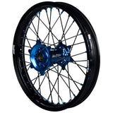 2003-2024 Yamaha YZ125 / YZ250 / YZ250F / YZ450F Wheel Set Blue/Black - Black Spokes