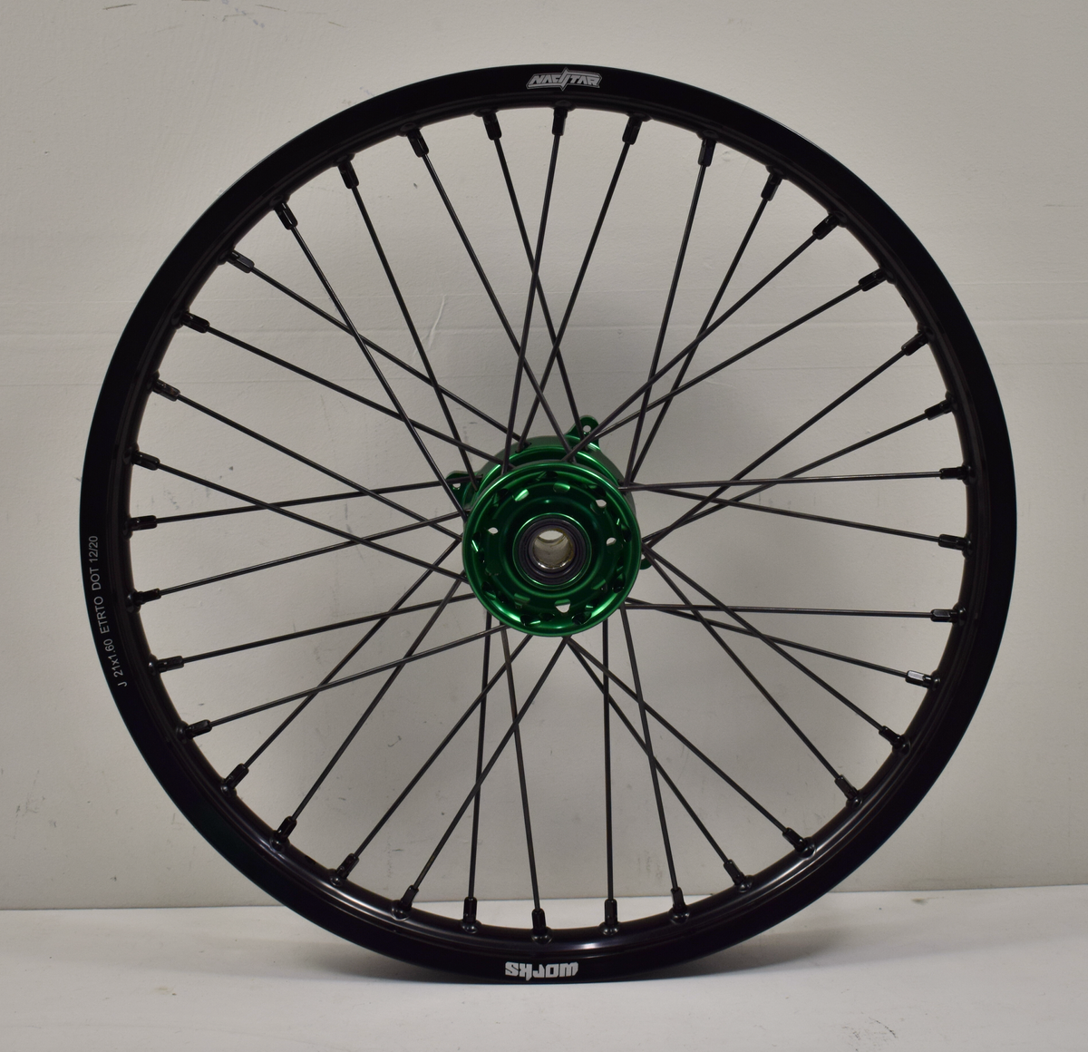 2006-2024 Kawasaki KX250F / KX450F Wheel Set Green/Black/Black