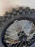 Surron Light Bee Rear Wheel 16" w/Dunlop MX34 Tire - Black/Silver