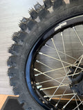 Surron Light Bee Rear Wheel 16" w/Dunlop MX34 Tire - Black/Silver