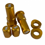 Nacstar Works Rim Lock Nut & Valve Stem Cap Kit