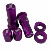 Nacstar Works Rim Lock Nut & Valve Stem Cap Kit