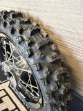 2015-2027 KTM/Husky/GasGas 50 Front Wheel 10" - W/ DUNLOP MX54 TIRE - SILVER/BLACK
