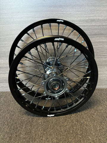 2021-2024 KTM/Husky/GasGas MC85 Wheel Set Gun Metal/Black - Black Spokes