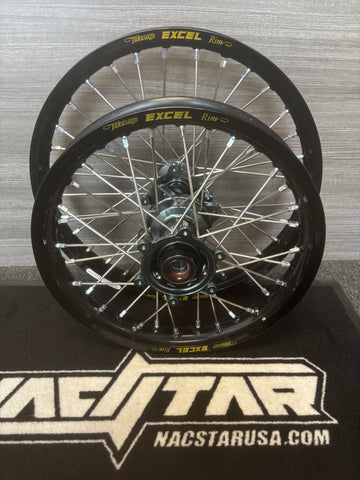 2025 KTM/Husky/GasGas 85 Custom Wheel Set Gun Metal/Black - Excel Rims