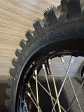 Surron Light Bee Rear Wheel 16" w/Dunlop MX34 Tire - Black/Silver