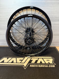Surron ultra bee wheels in black size 18" rear and 21" Front