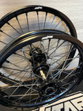 Surron ultra bee wheels in black size 18" rear and 21" Front