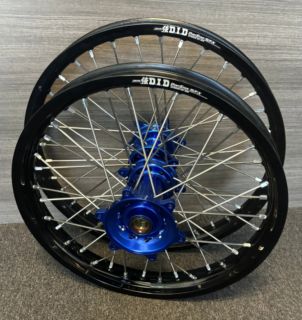 Stark Varg - Nacstar Works Custom Wheel Set - Blue/Black - DID STX Rim ...