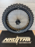 Surron Ultra Bee Front Wheel 21" w/ Dunlop MX54 Tire - Black/Silver