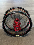 Stark Varg - Nacstar Works Custom Wheel Set - Red/Black - Excel A60 Rims