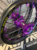 2025-2026 KTM/Husky/GasGas 85 Custom Wheel Set Purple/Black - Excel Rims