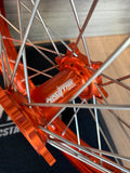 2003-2026 KTM 125-450  Wheel Set Orange - Silver Spokes - 18/21" - BLEMISH