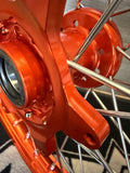 2003-2026 KTM 125-450  Wheel Set Orange - Silver Spokes - 18/21" - BLEMISH