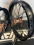 2018-2027 Yamaha YZ65 Wheel Set - Magnesium/Black - BLEMISH