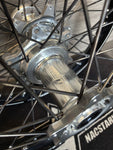 Stark Varg - Nacstar Works Custom Wheel Set - Silver/Black - Black Spokes - Excel A60