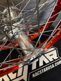 2003-2025 KTM 125-450 Custom Wheel Set - Orange/Silver - DID STX Rims