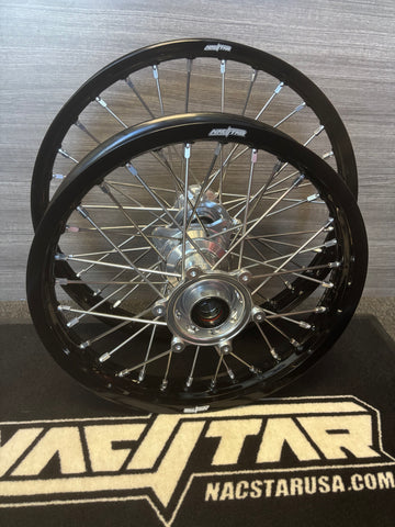 2021-2024 KTM/Husky/GasGas 85 Supermini Wheel Set Silver/Black