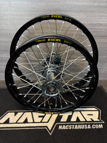 2003-2025 KTM/Husky/GasGas 125-450 Custom Wheel Set - Gun Metal/Black - Excel Rims