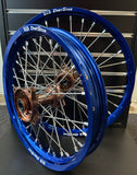 2002-2025 Yamaha YZ85 CUSTOM Wheel Set Magnesium/Silver - Blue DID Rims