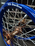 2002-2025 Yamaha YZ85 CUSTOM Wheel Set Magnesium/Silver - Blue DID Rims