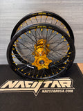 2014-2026 Yamaha YZ250F YZ450F Custom Wheel Set - Gold/Black - Black Spokes - Excel Rims