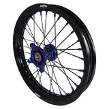2025-2026 Husqvarna TC65 Wheel Set Blue/Black - Black Spokes