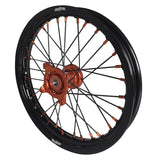 2025-2026 KTM SX65 Wheel Set Orange/Black - Black Spokes