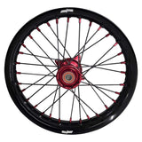 2025-2026 GasGas MC65 Wheel Set Red/Black - Black Spokes