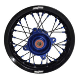 2017-2026 Husqvarna TC50 / EE5 Wheel Set Blue/Black - Black Spokes