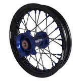 2025-2026 Husqvarna TC65 Wheel Set Blue/Black - Black Spokes