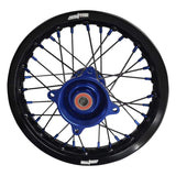 2025-2026 Husqvarna TC65 Wheel Set Blue/Black - Black Spokes