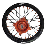 2025-2026 KTM SX65 Wheel Set Orange/Black - Black Spokes