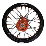 2025-2026 KTM SX65 Wheel Set Orange/Black - Black Spokes