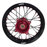 2025-2026 GasGas MC65 Wheel Set Red/Black - Black Spokes