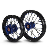 2017-2026 Husqvarna TC50 / EE5 Wheel Set Blue/Black - Black Spokes