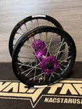 Cobra CX65 Nacstar Works Pro Custom Wheel Set - Purple/Black - Excel Rims
