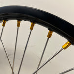 2007-2024 Suzuki RMZ250 / 2005-2024 RMZ450 Wheel Set Gold/Black - Silver Spokes