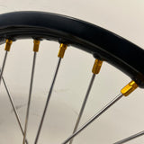 2007-2024 Suzuki RMZ250 / 2005-2024 RMZ450 Wheel Set Gold/Black - Silver Spokes