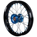 2017-2023 Husqvarna TC50 / EE5 Wheel Set Blue/Black - Silver Spokes