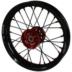 2021-2024 GasGas MC50 / MC-E5 Wheel Set Red/Black - Black Spokes