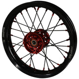 2021-2024 GasGas MC50 / MC-E5 Wheel Set Red/Black - Black Spokes